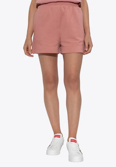 Dolce & Gabbana Dg Milano Mini Shorts In Pink