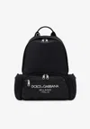 Dolce & Gabbana Dg Milano Sicilia Dna Backpack In Navy
