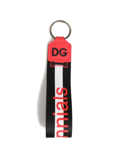 Dolce & Gabbana Dg Millennials Logo-print Keychain In Multi