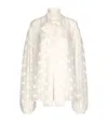 Dolce & Gabbana Dg Millennials Pussybow Blouse In Neutral