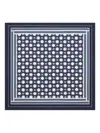 Dolce & Gabbana Dg-monogram Patterned Scarf In Blue