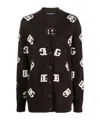 Dolce & Gabbana Dg Monogram Cardigan In Black