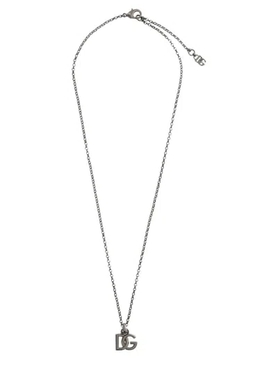 Dolce & Gabbana Dg Necklace In Brown