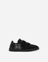 Dolce & Gabbana Dg Original Calfskin Low-top Sneakers With Dg Logo In Black