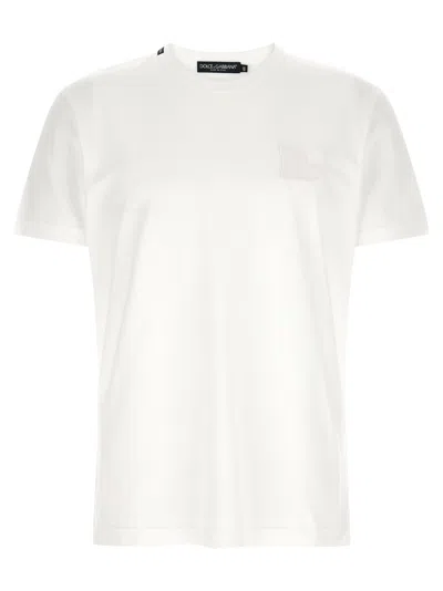 Dolce & Gabbana 'dg' Patch T-shirt In White