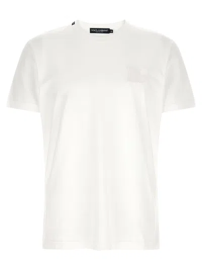 Dolce & Gabbana Dg Patch T-shirt In White