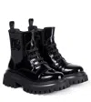 Dolce & Gabbana Black Leather Boots In Black