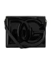 Dolce & Gabbana Dg Patent-leather Crossbody Bag In Black