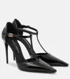 Dolce & Gabbana Dg Patent Leather Pumps In Black