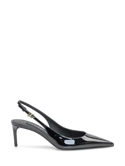 DOLCE & GABBANA DOLCE & GABBANA SLINGBACK IN PATENT LEATHER