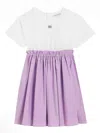 Dolce & Gabbana Dg-plaque Dress In White