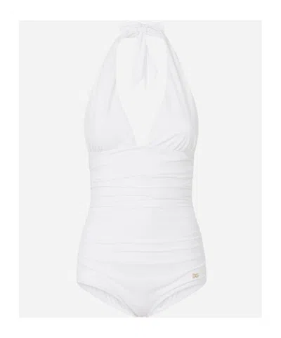 DOLCE & GABBANA DOLCE  GABBANA DG PLAQUE ONE-PIECE SWIMSUIT