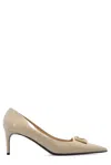 Dolce & Gabbana Lollo 60 Dg Logo Pumps In Patent Leather