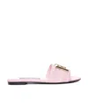 Dolce & Gabbana Slide Sandals In Pink