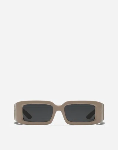 Dolce & Gabbana Dg Plumped Sunglasses In Beige