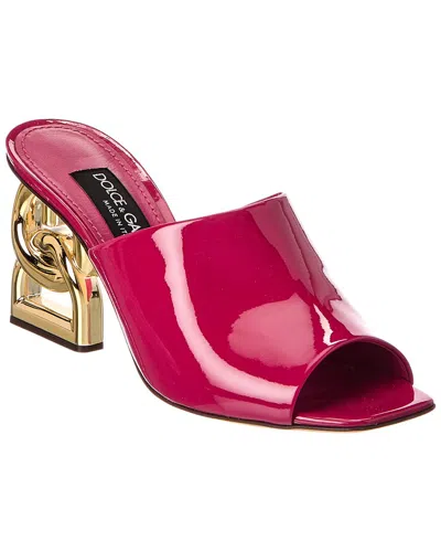 Dolce & Gabbana Dg Pop Patent Sandal In Multi