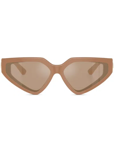 Dolce & Gabbana Full Frame Sunglasses In 32925a Full Camel