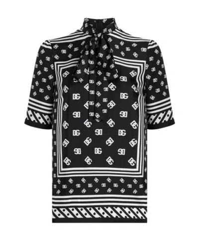 DOLCE & GABBANA DG-PRINT BLOUSE