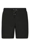 Dolce & Gabbana Dg-print Drawstring Swim Shorts In Black