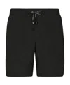 Dolce & Gabbana Dg-print Drawstring Swim Shorts In Black