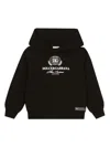 Dolce & Gabbana Dg-print Hoodie In Black