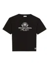 Dolce & Gabbana Dg-print T-shirt In Black
