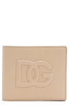 DOLCE & GABBANA DG QUILTED LEATHER BIFOLD WALLET