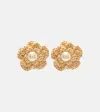 Dolce & Gabbana Dg Raffia-effect Clip-on Earrings