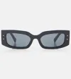 Dolce & Gabbana Dg Rectangular Sunglasses In Black