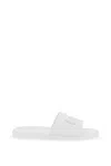 Dolce & Gabbana Dg Rubber Slides Men In White