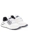 Dolce & Gabbana Dg Running Suede Sneakers In White