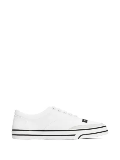 Dolce & Gabbana Dg Sailing Canvas Sneakers In White