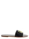 Dolce & Gabbana Ciabatta Flat Vitello Liscio Scarpe Basse Black In Black