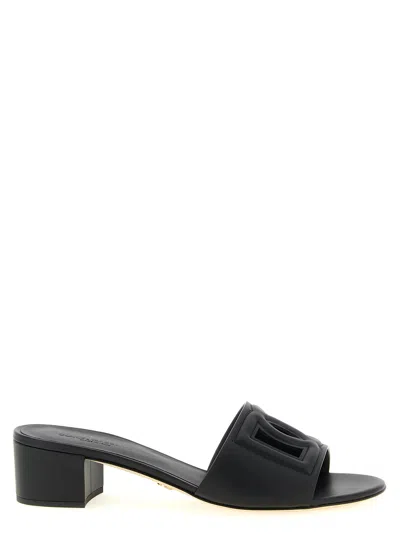 Dolce & Gabbana Dg Sandals In Black
