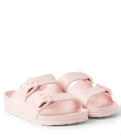 Dolce & Gabbana Kids' Dg Sandals In Pink