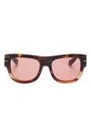 Dolce & Gabbana Dg Signature Sunglasses In Brown