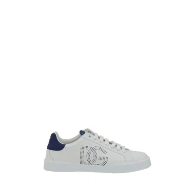 Dolce & Gabbana Portofino Sneakers In Weiss