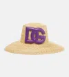Dolce & Gabbana Raffia Hat In Brown