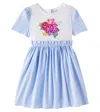 Dolce & Gabbana Kleid Dg Aus Baumwolle In Multicolor