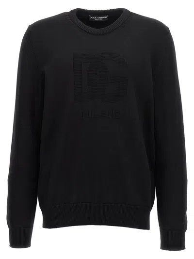 Dolce & Gabbana Regular Fit Wool T-shirt Size 50 It In Black