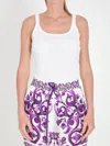 Dolce & Gabbana Dg Tank Top In White