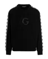 Dolce & Gabbana Dg-tape Sweatshirt In Black