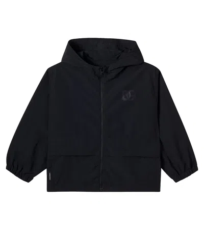 Dolce & Gabbana Kids' Dg Technical Jacket In Black