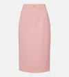 Dolce & Gabbana Midi Pencil Skirt In Pink