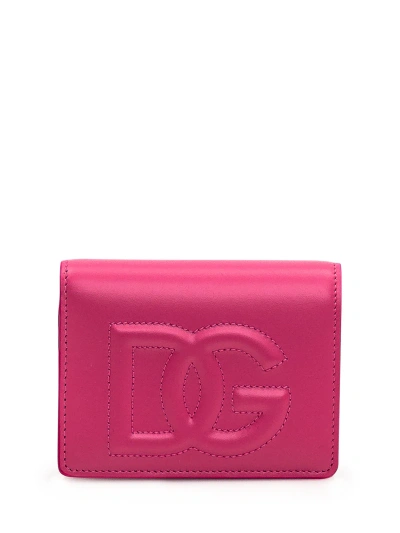 Dolce & Gabbana Dg Wallet In Glicine