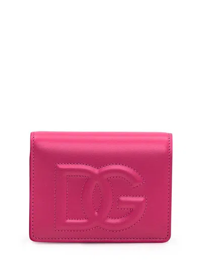 Dolce & Gabbana Dg Wallet In Pink