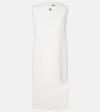 Dolce & Gabbana Dg Wool-blend Tweed Shift Dress In White