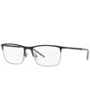 Dolce & Gabbana Dg1309 Men's Rectangle Eyeglasses In Black