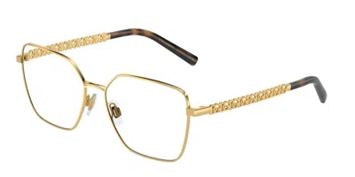 Dolce & Gabbana Dg1351 Women's Glasses, Gold, Size 56