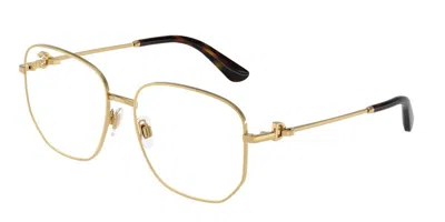 Dolce & Gabbana Dg1356 Women's Glasses, Gold, Size 55